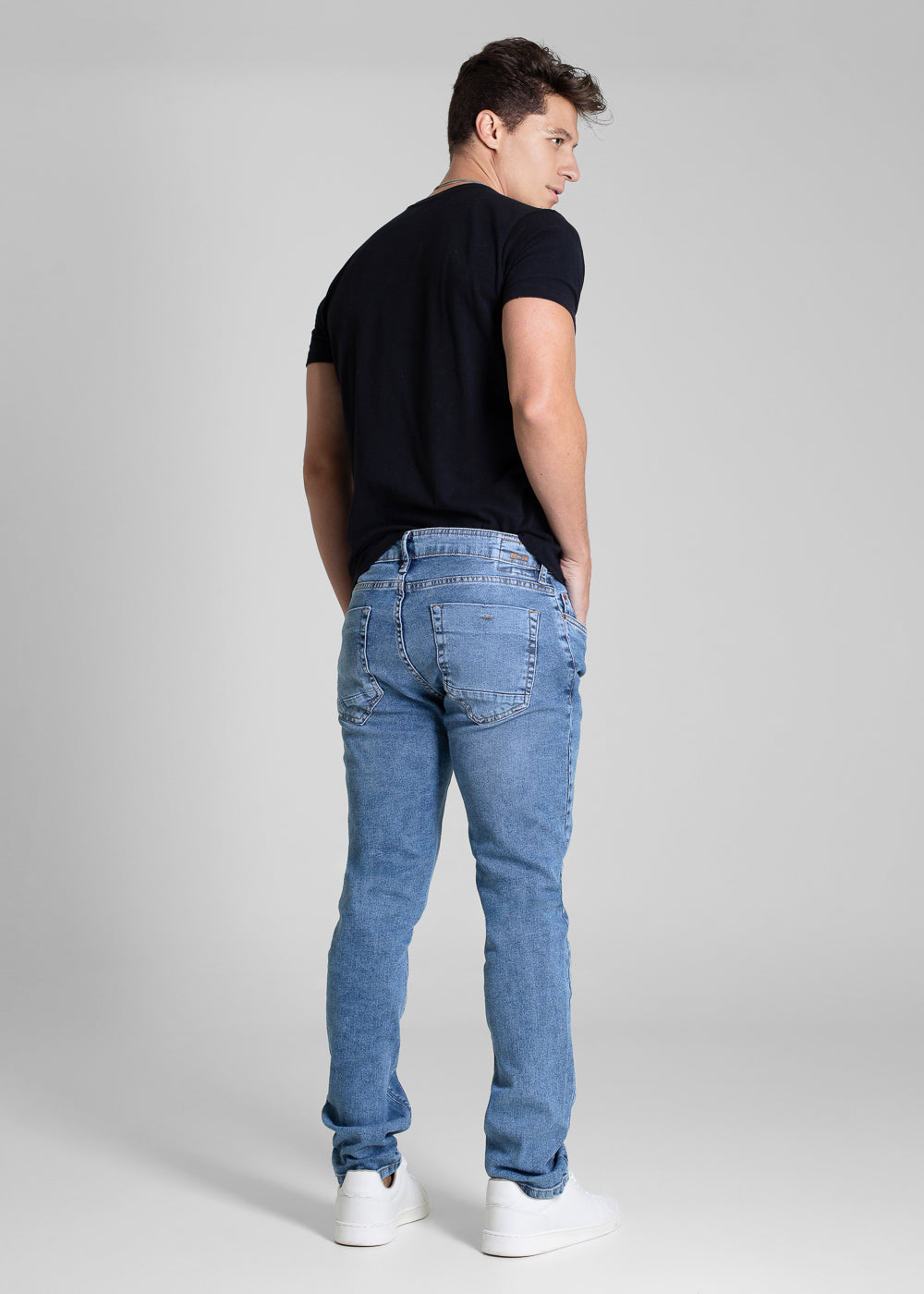 Calça Jeans Sawary Slim - 282406 AZUL