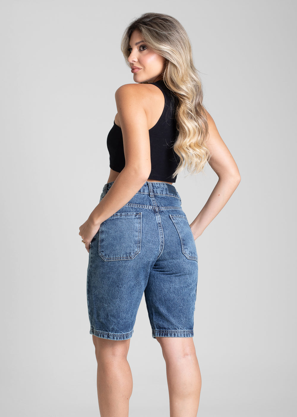 Bermuda Jeans Sawary - 282411 AZUL