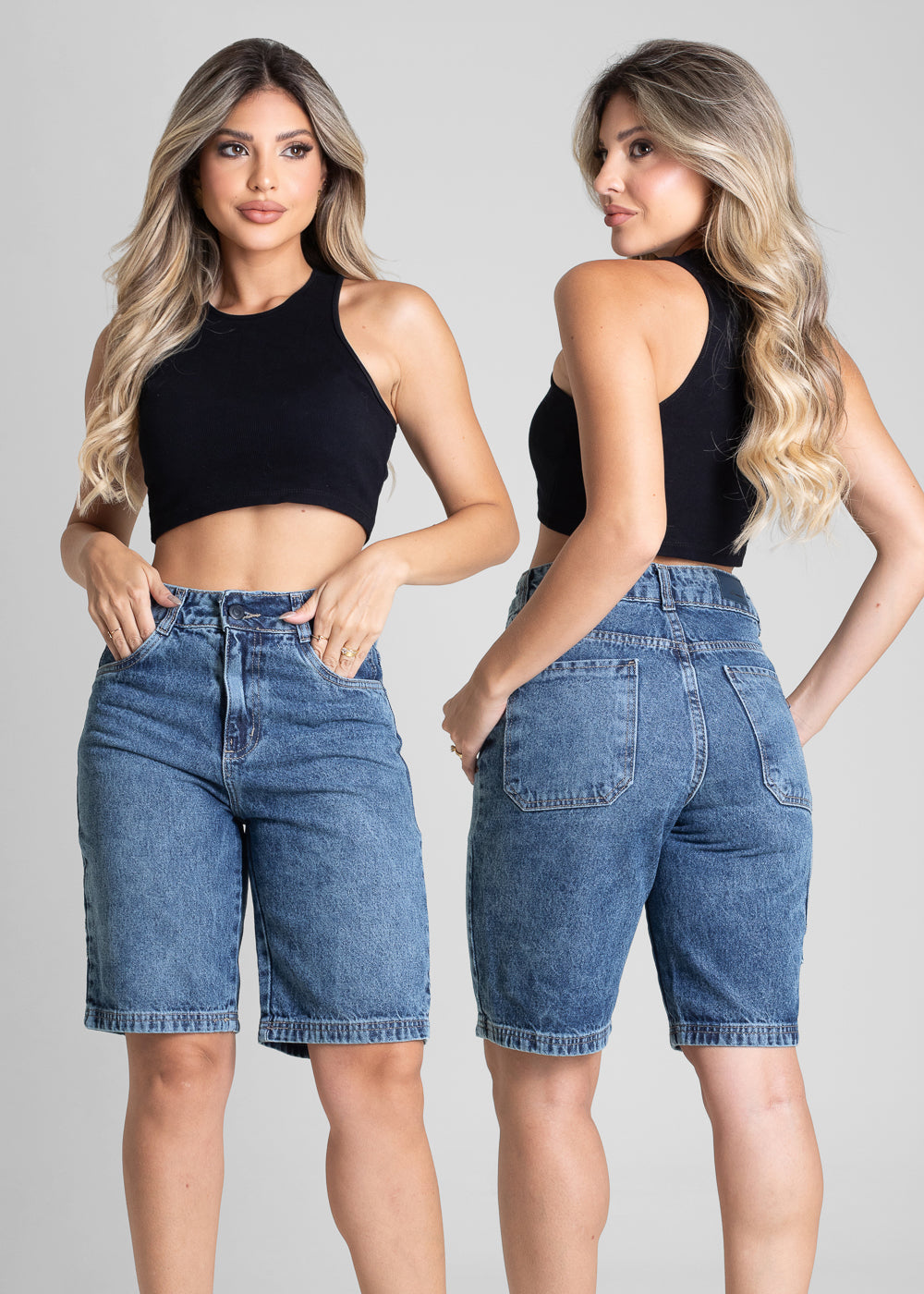 Bermuda Jeans Sawary - 282411 AZUL