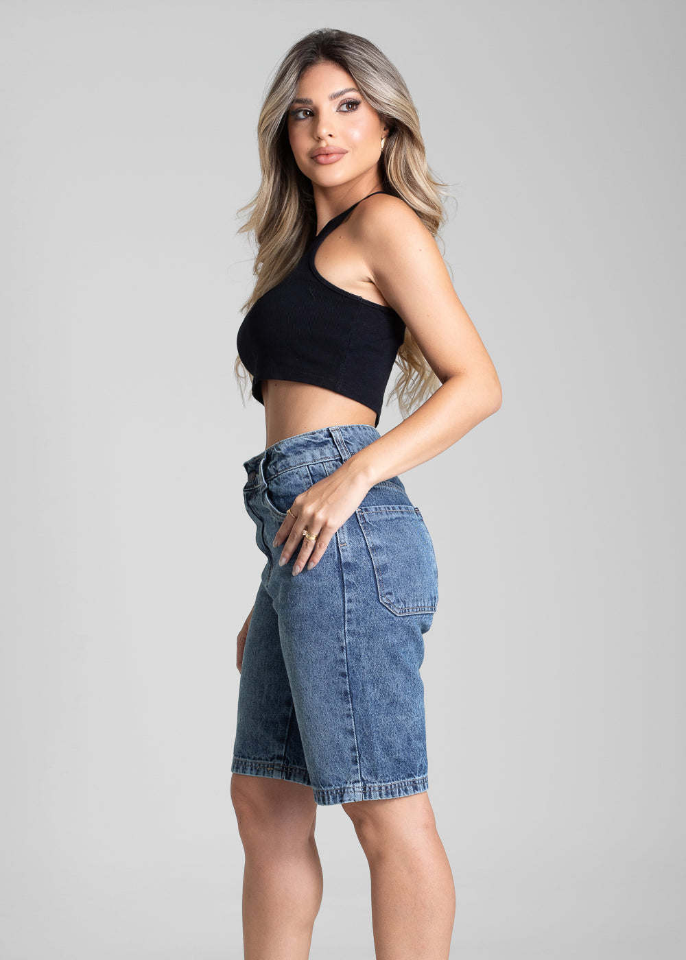 Bermuda Jeans Sawary - 282411 AZUL