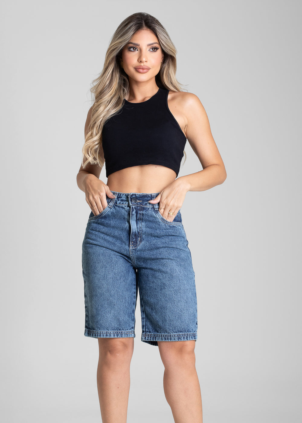 Bermuda Jeans Sawary - 282411 AZUL