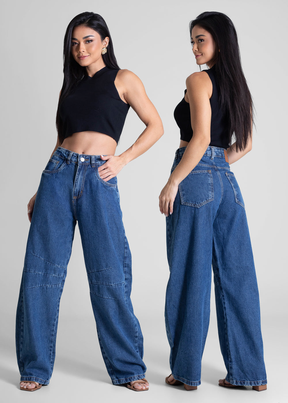 Calça Jeans Sawary Balloon - 282417 AZUL