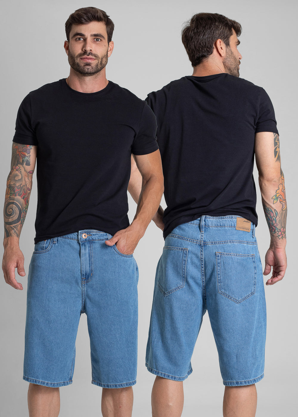 Bermuda Jeans Sawary - 282435 AZUL