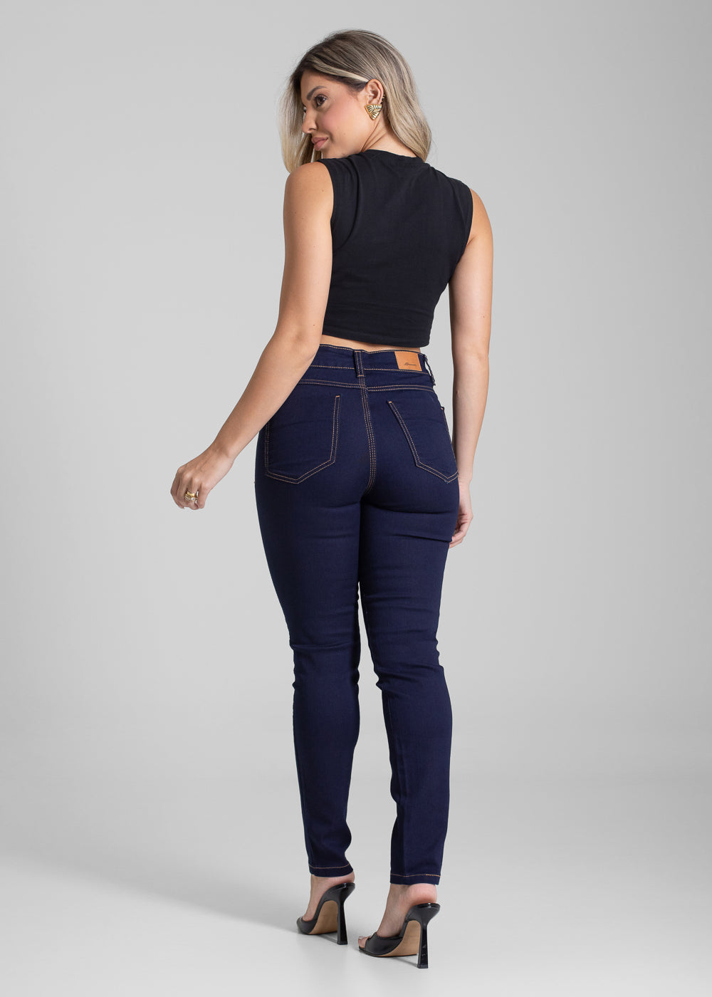 Calça Jeans Sawary Cigarrete - 282442 AZUL