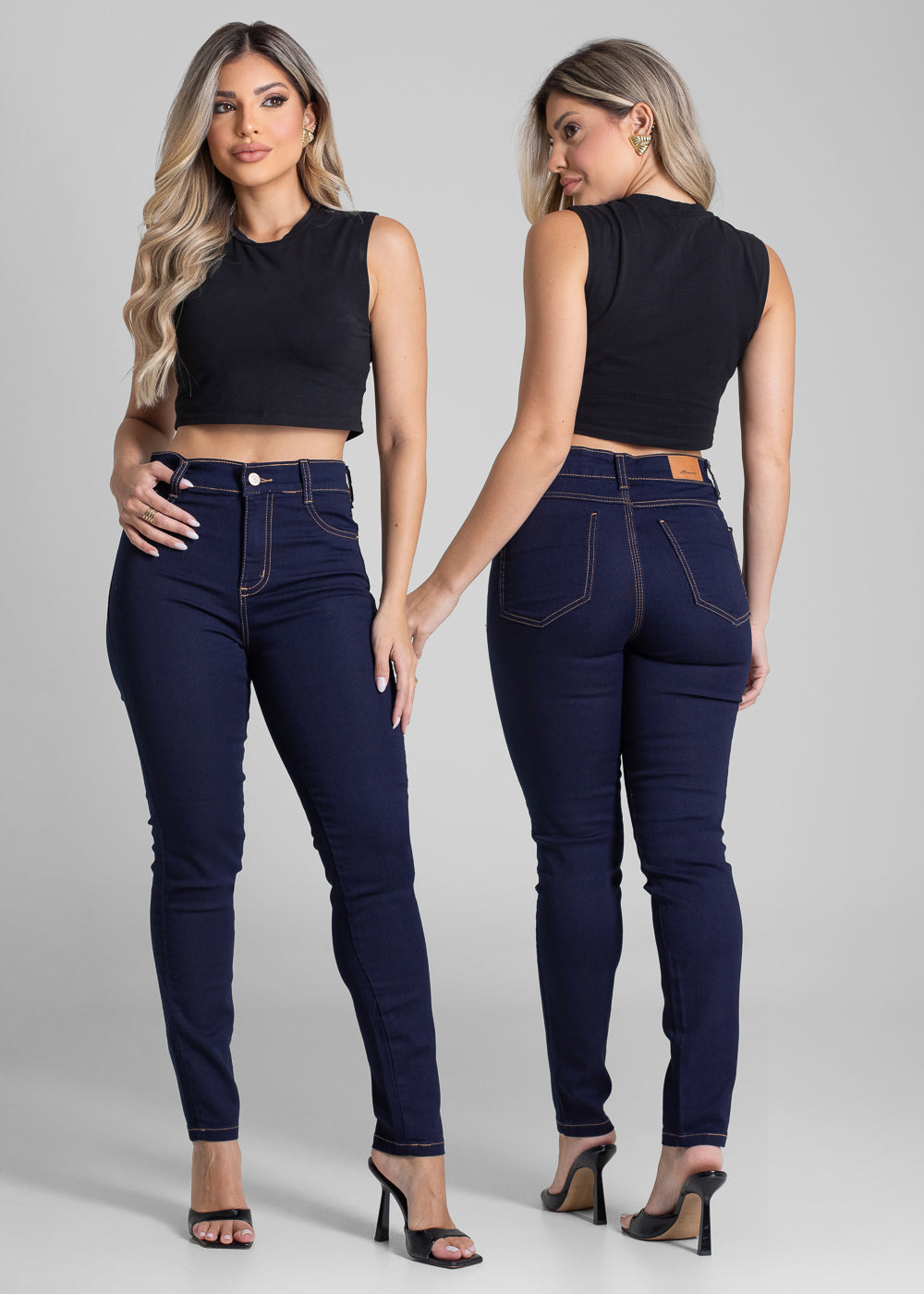 Calça Jeans Sawary Cigarrete - 282442 AZUL