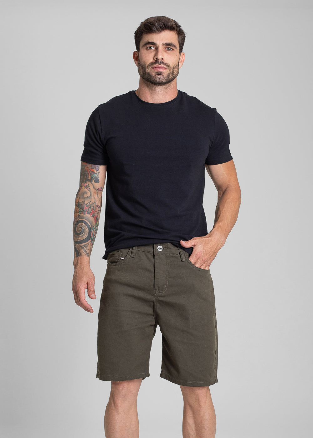 Bermuda Sarja Sawary - 282446 VERDE