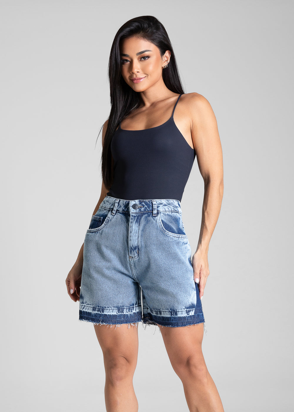 Shorts Jeans Sawary - 282454 AZUL