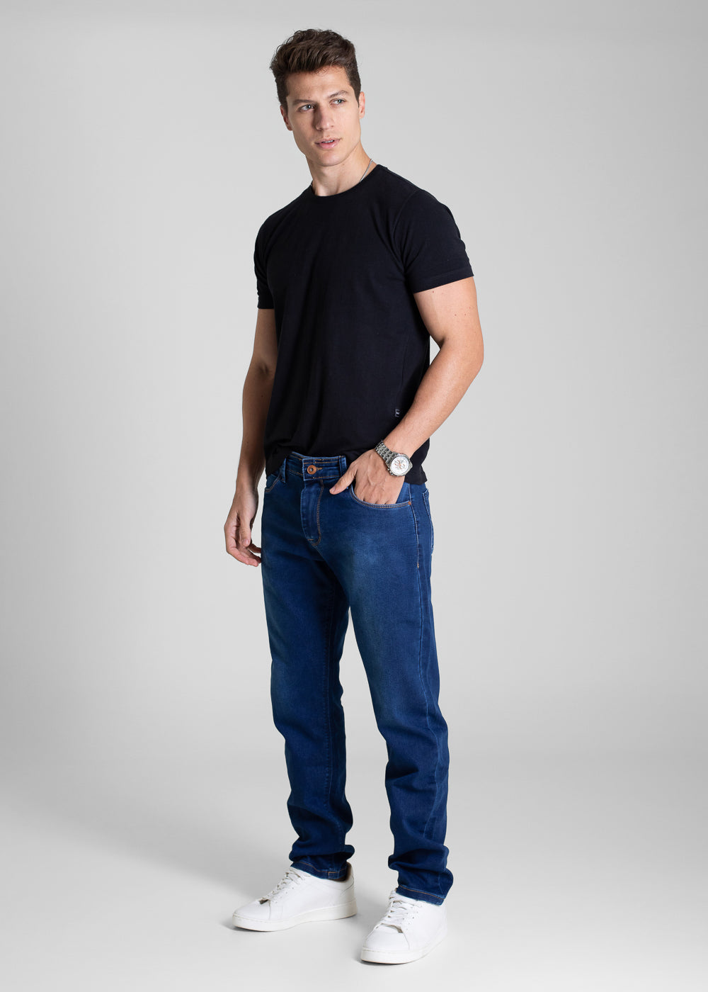 Calça Jeans Sawary Slim - 282472 AZUL