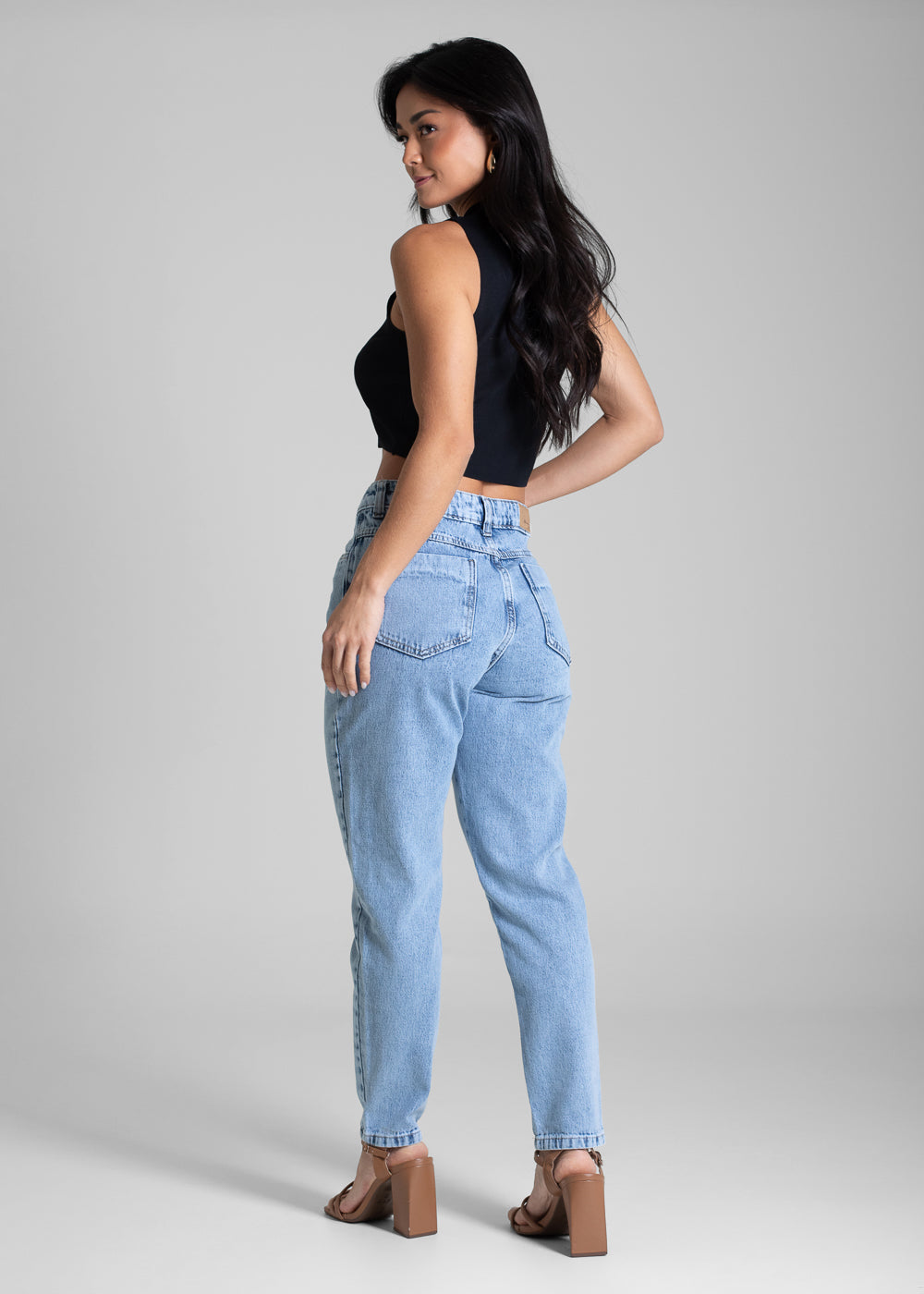 Calça Jeans Sawary Mom - 282474 AZUL