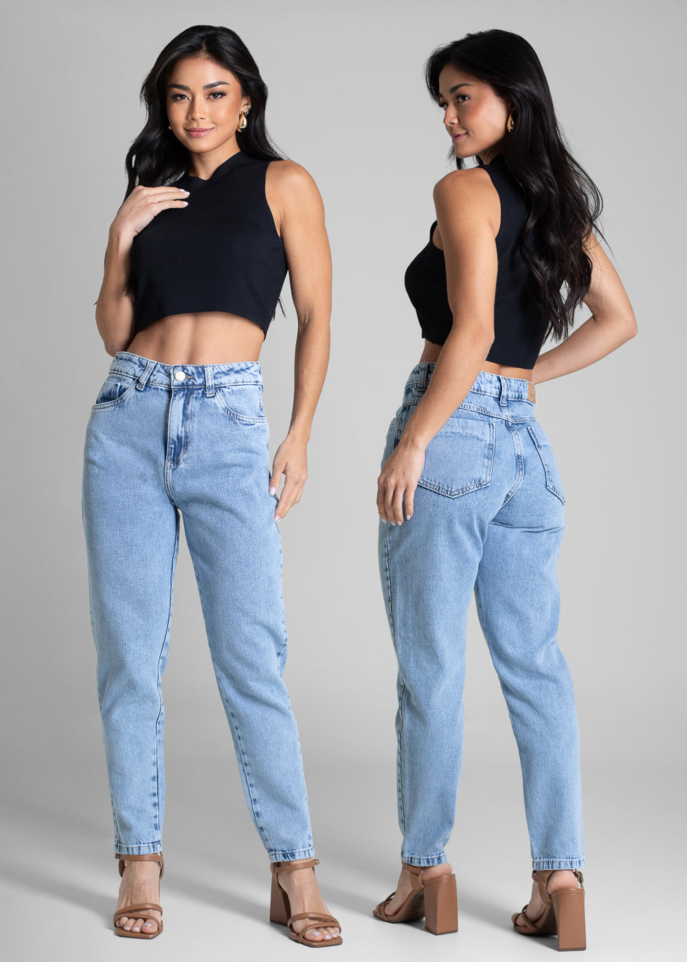 Calça Jeans Sawary Mom - 282474 AZUL