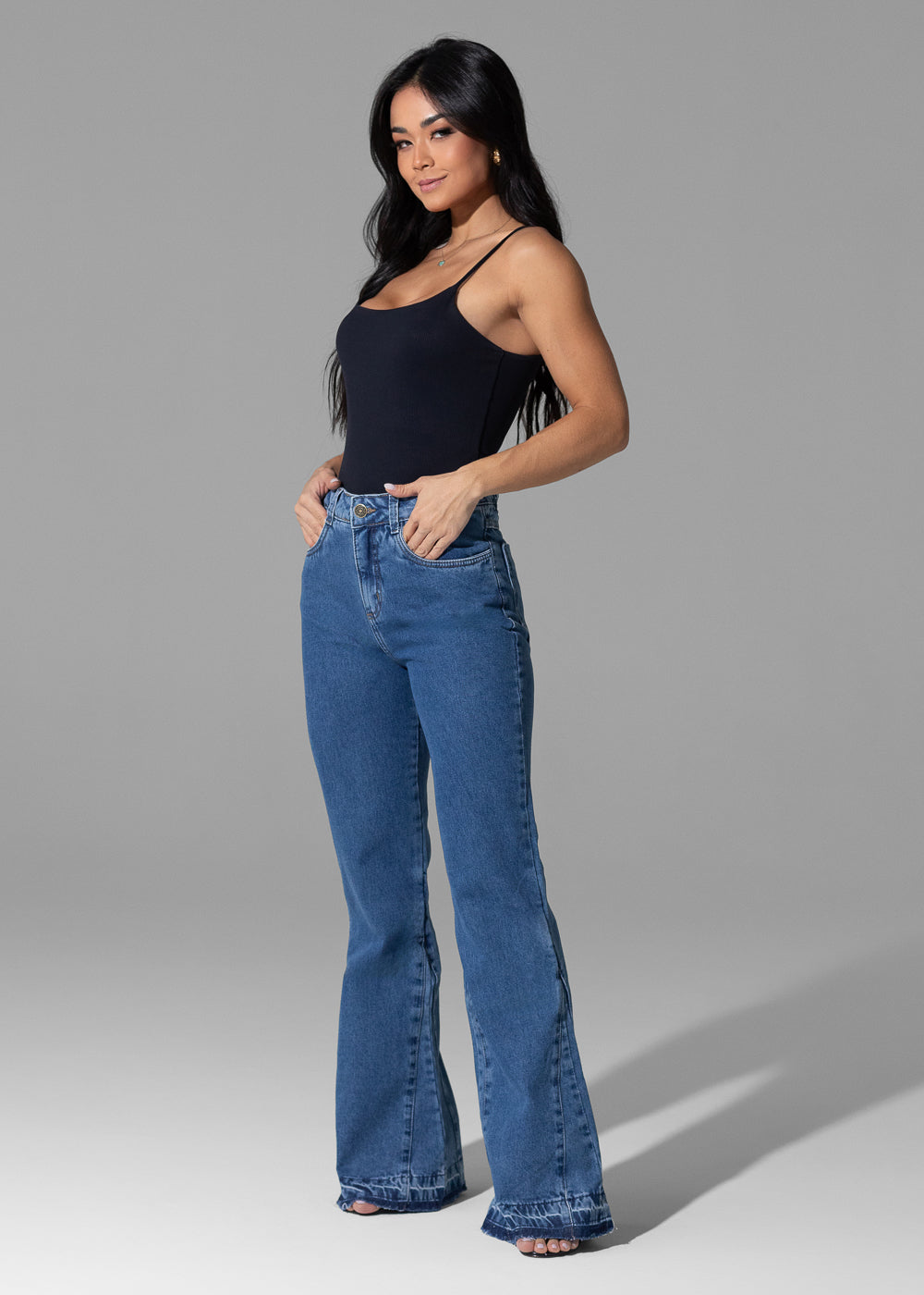 Calça Jeans Sawary Boot Cut - 282484 AZUL