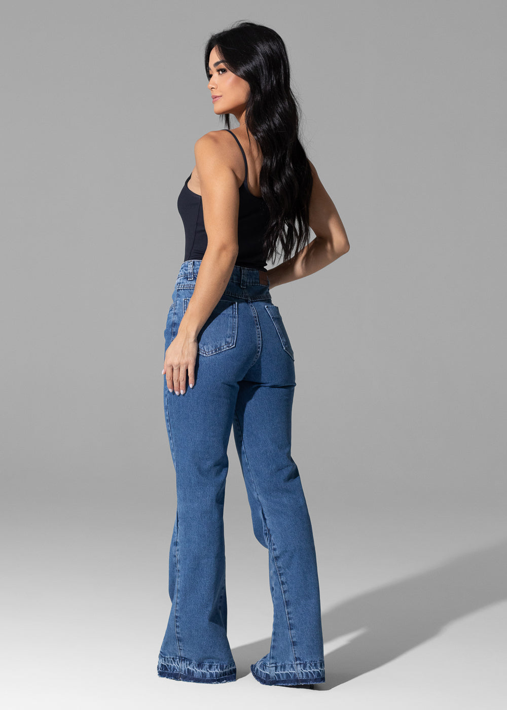 Calça Jeans Sawary Boot Cut - 282484 AZUL
