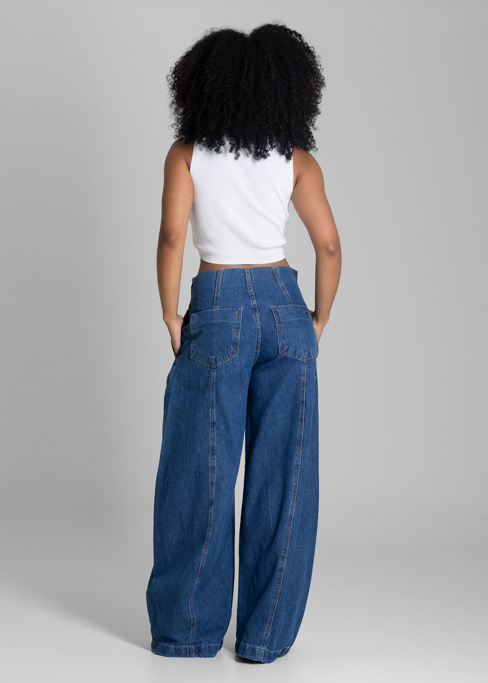 Calça Jeans Sawary Balloon - 282491 AZUL