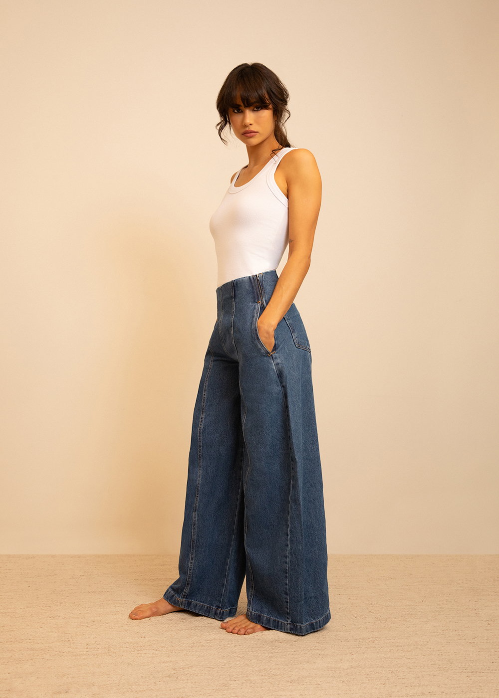 Calça Jeans Sawary Balloon - 282491 AZUL