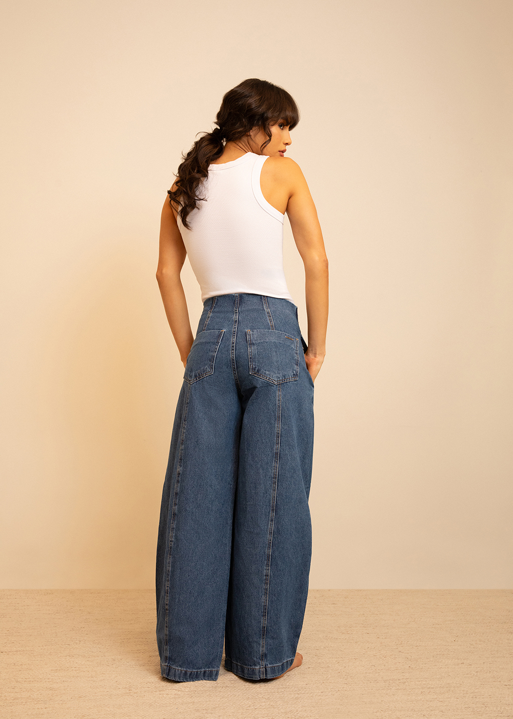Calça Jeans Sawary Balloon - 282491 AZUL