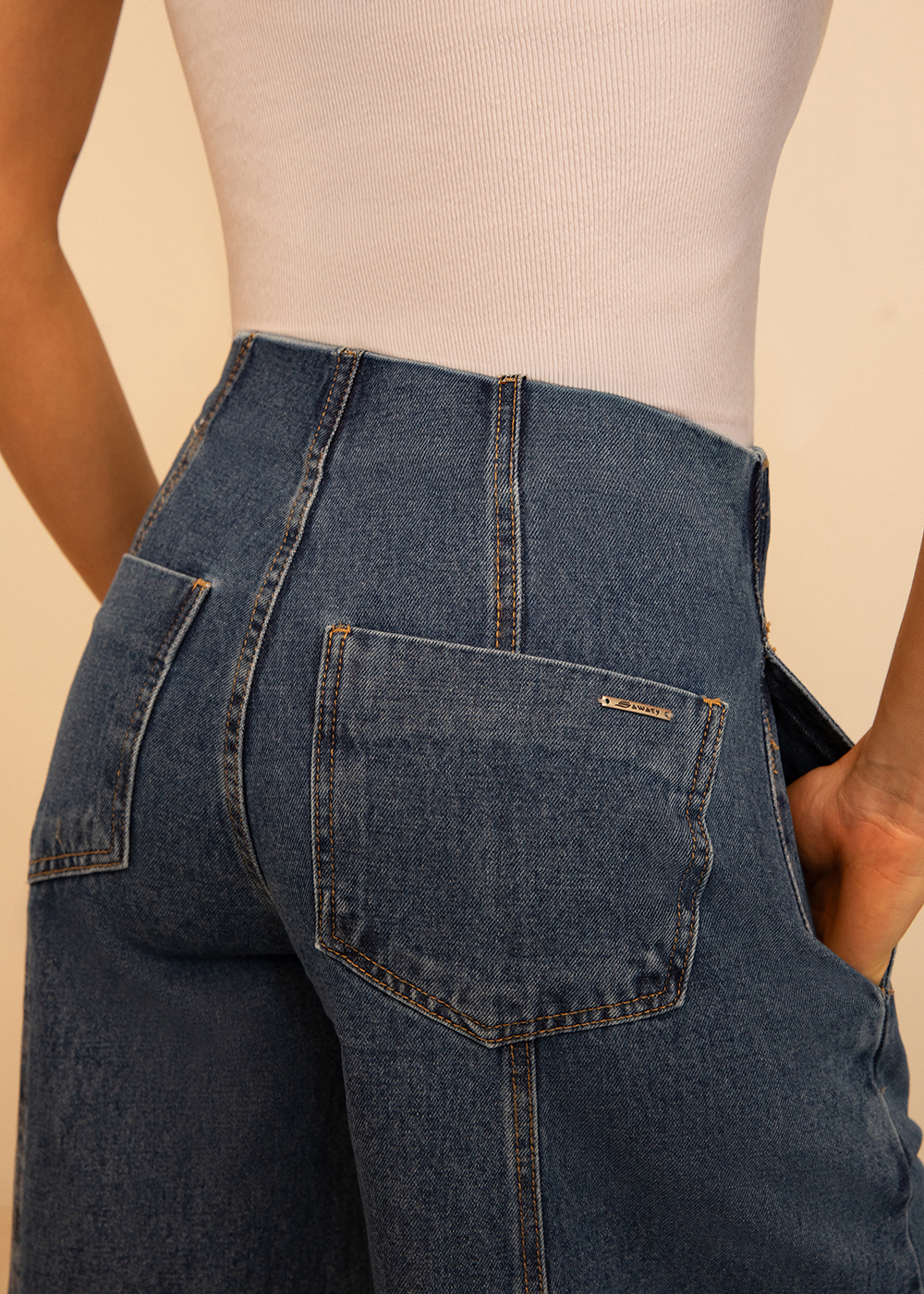 Calça Jeans Sawary Balloon - 282491 AZUL