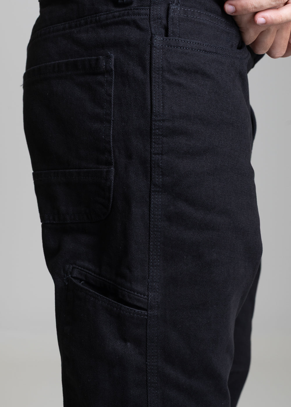 Calça Sarja Sawary Relaxed - 282495 PRETO