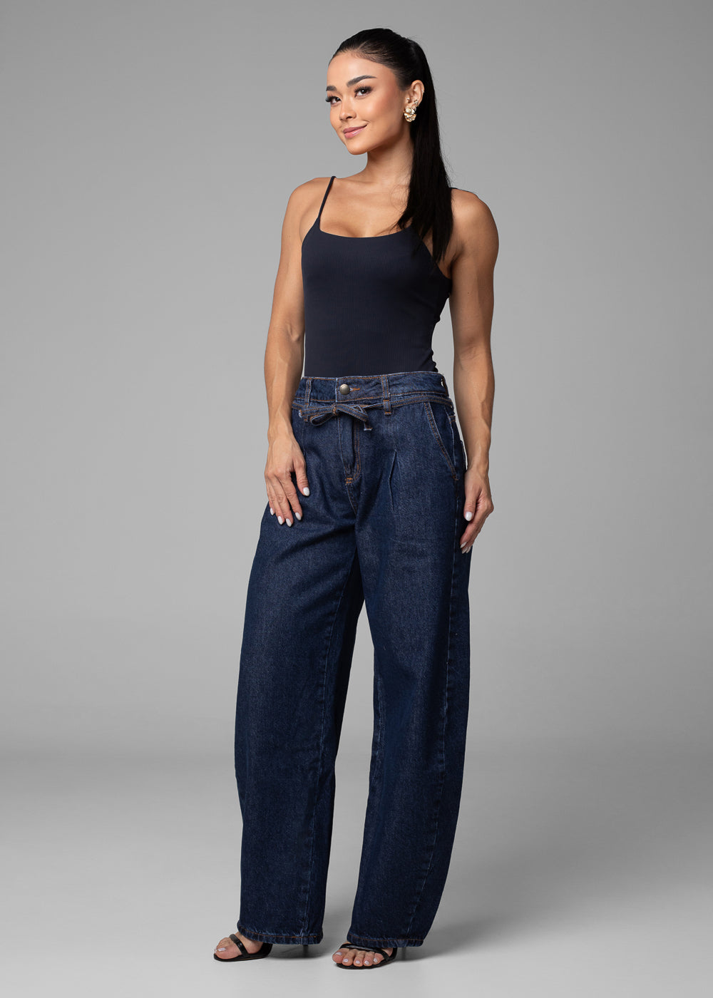 Calça Jeans Sawary Barrel - 282497 AZUL