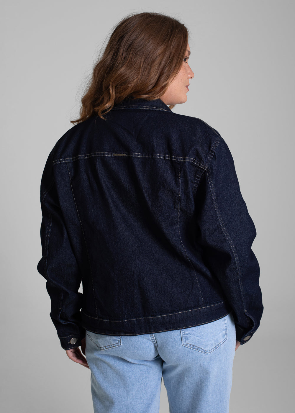 Jaqueta Jeans Sawary Plus Size - 282500 AZUL