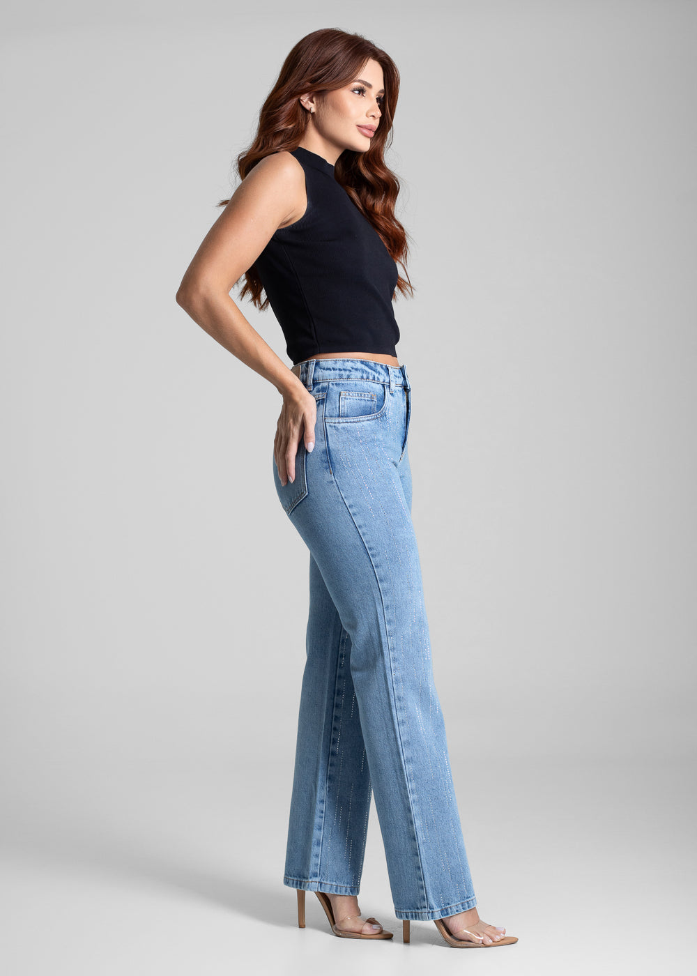 Calça Jeans Sawary Reta - 282570 AZUL