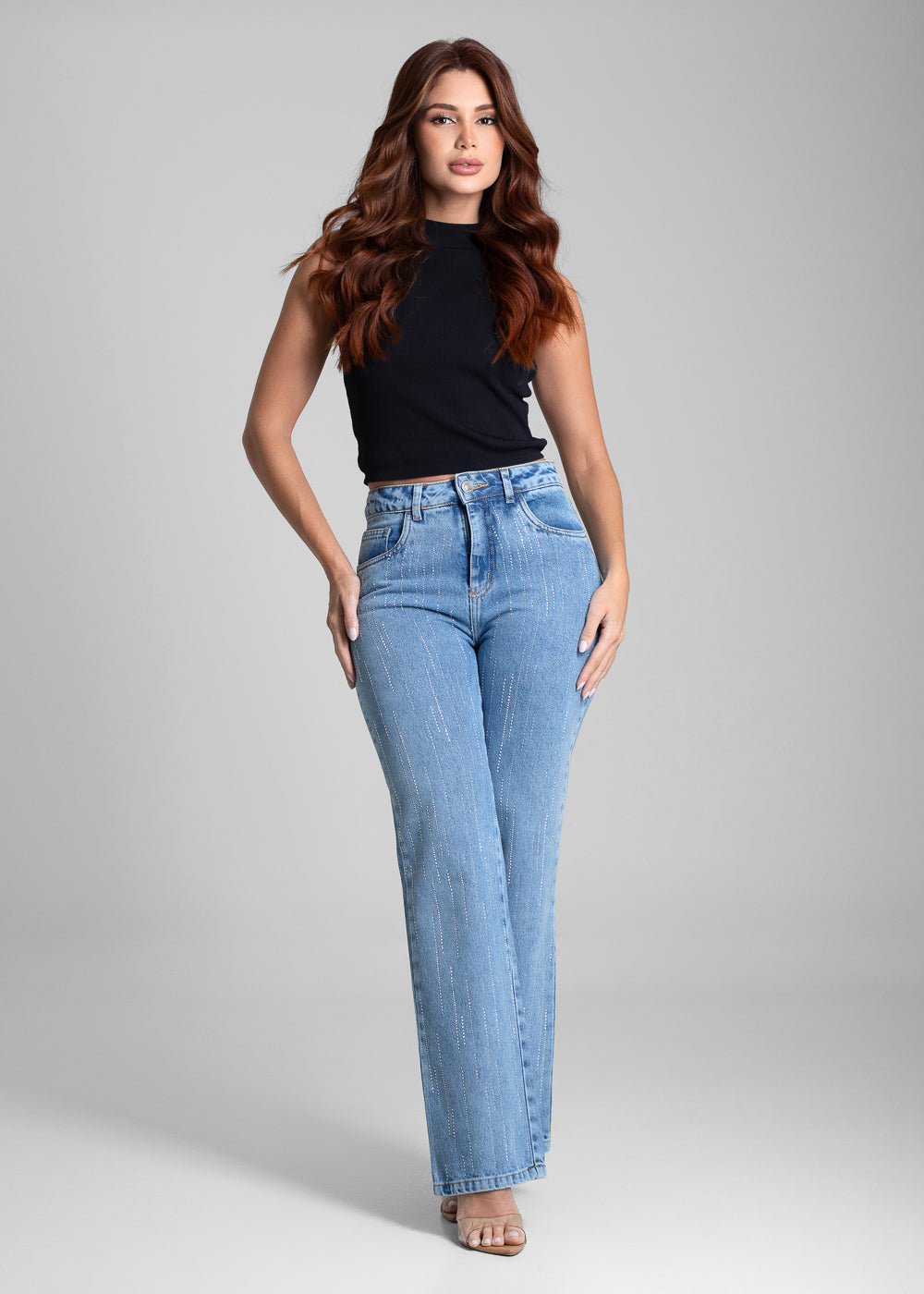 Calça Jeans Sawary Reta - 282570 AZUL