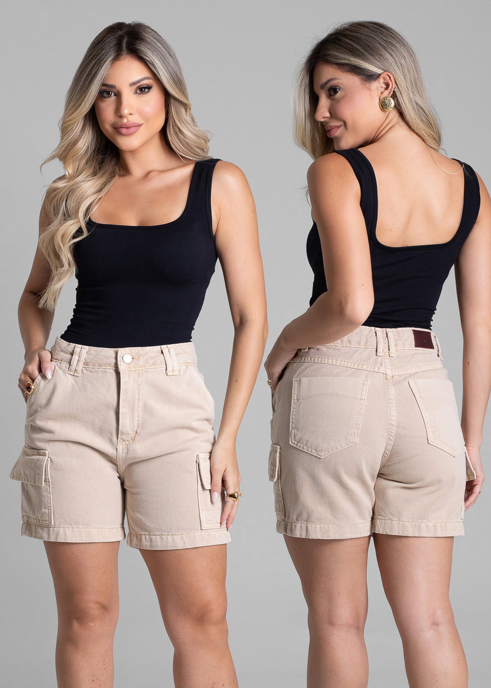 Shorts Sarja Sawary - 282576 BEGE