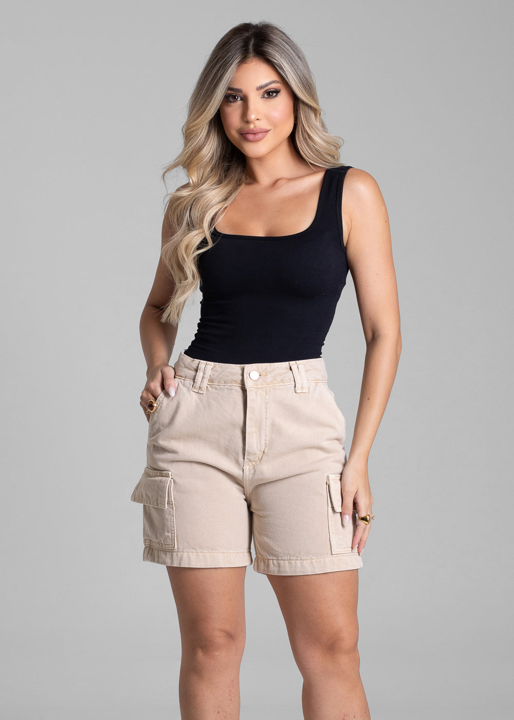 Shorts Sarja Sawary - 282576 BEGE