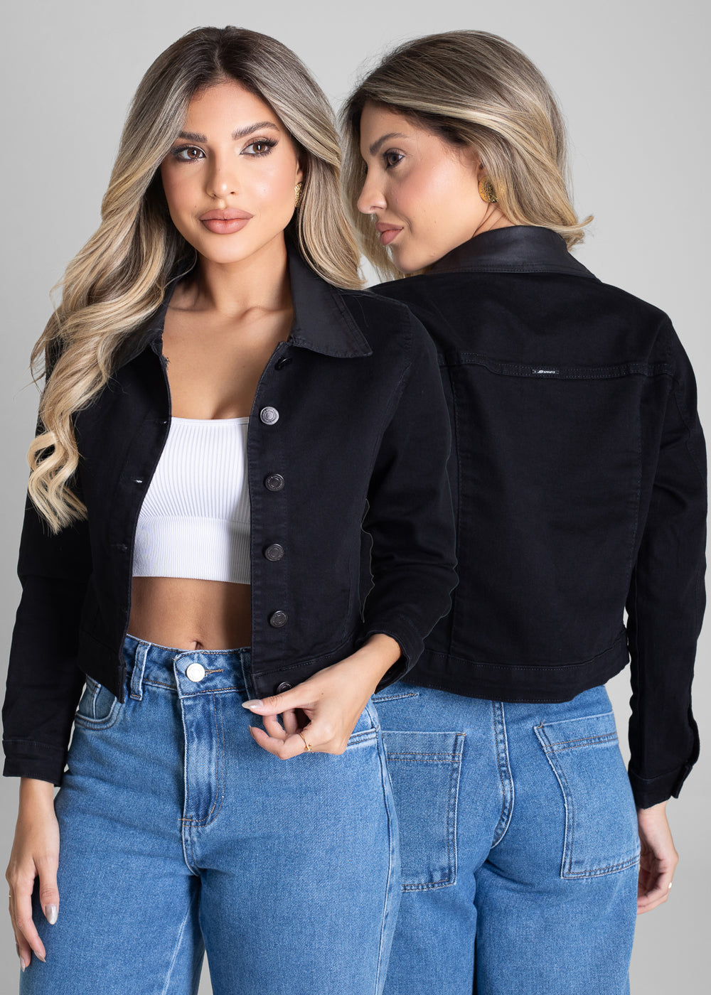 Jaqueta Sarja Sawary - 282587 PRETO