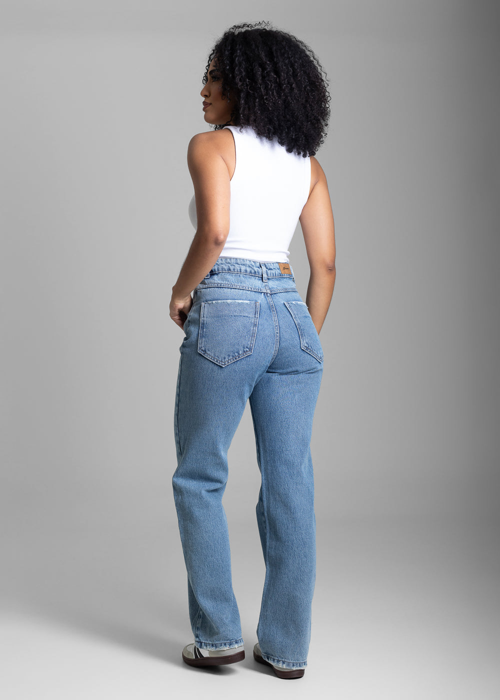 Calça Jeans Sawary Reta Petit - 282592 AZUL