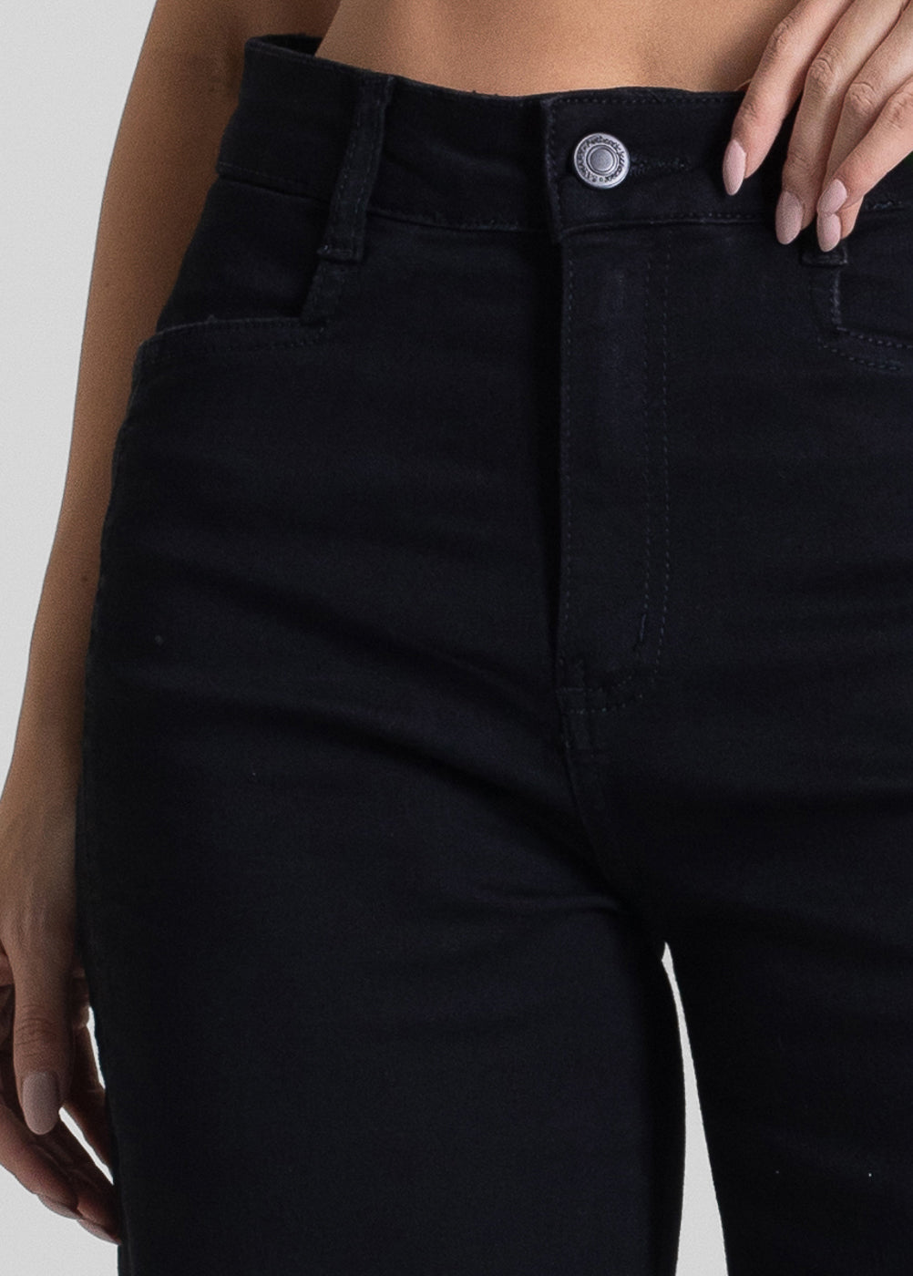 Calça Sarja Sawary Super Wide Leg Petit - 282598 PRETO