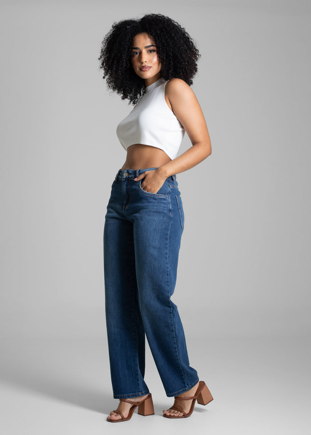 Calça Jeans Sawary Balloon - 282613 AZUL