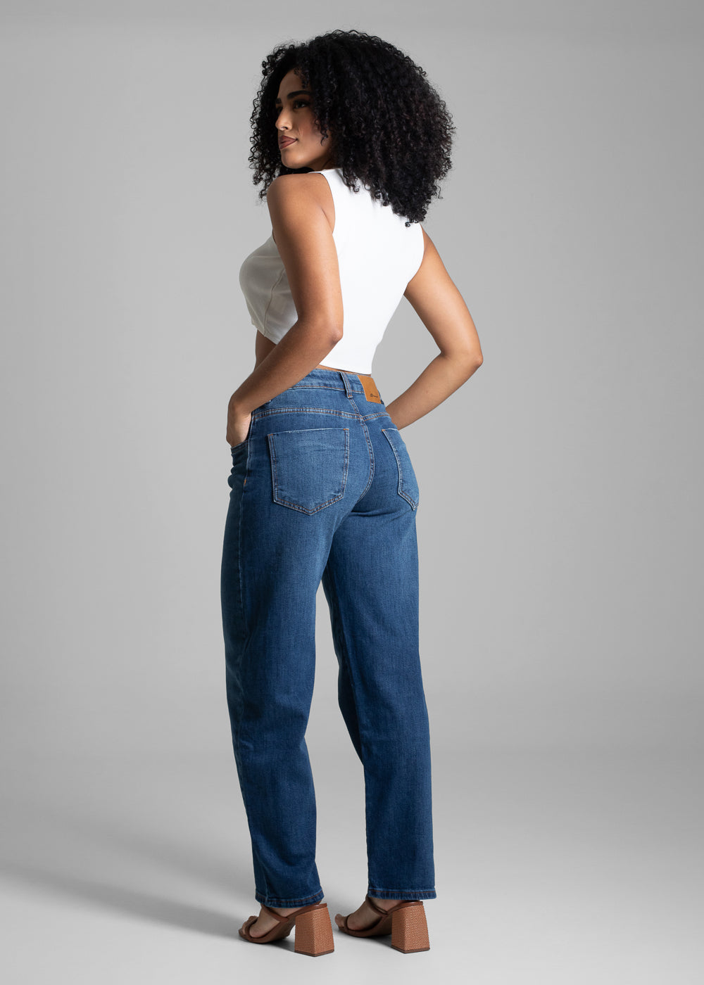 Calça Jeans Sawary Balloon - 282613 AZUL