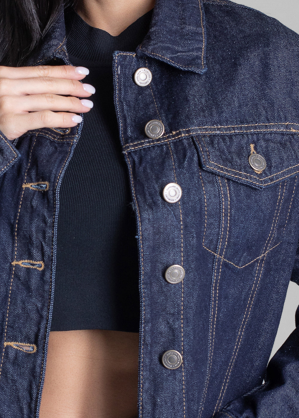 Jaqueta Jeans Sawary - 282627 AZUL