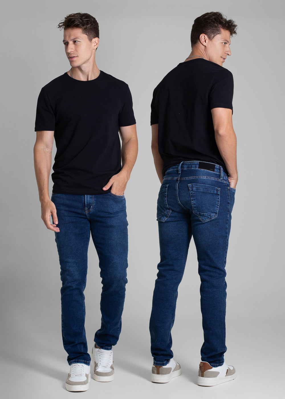 Calça Jeans Sawary Slim - 282630 AZUL