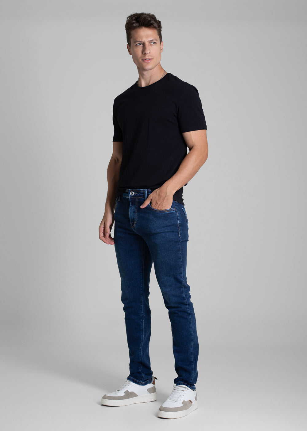 Calça Jeans Sawary Slim - 282630 AZUL