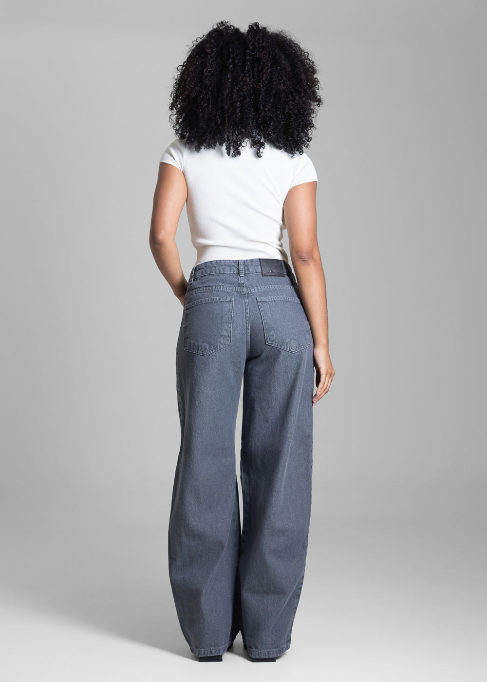 Calça Jeans Sawary Balloon - 282631 GRAY