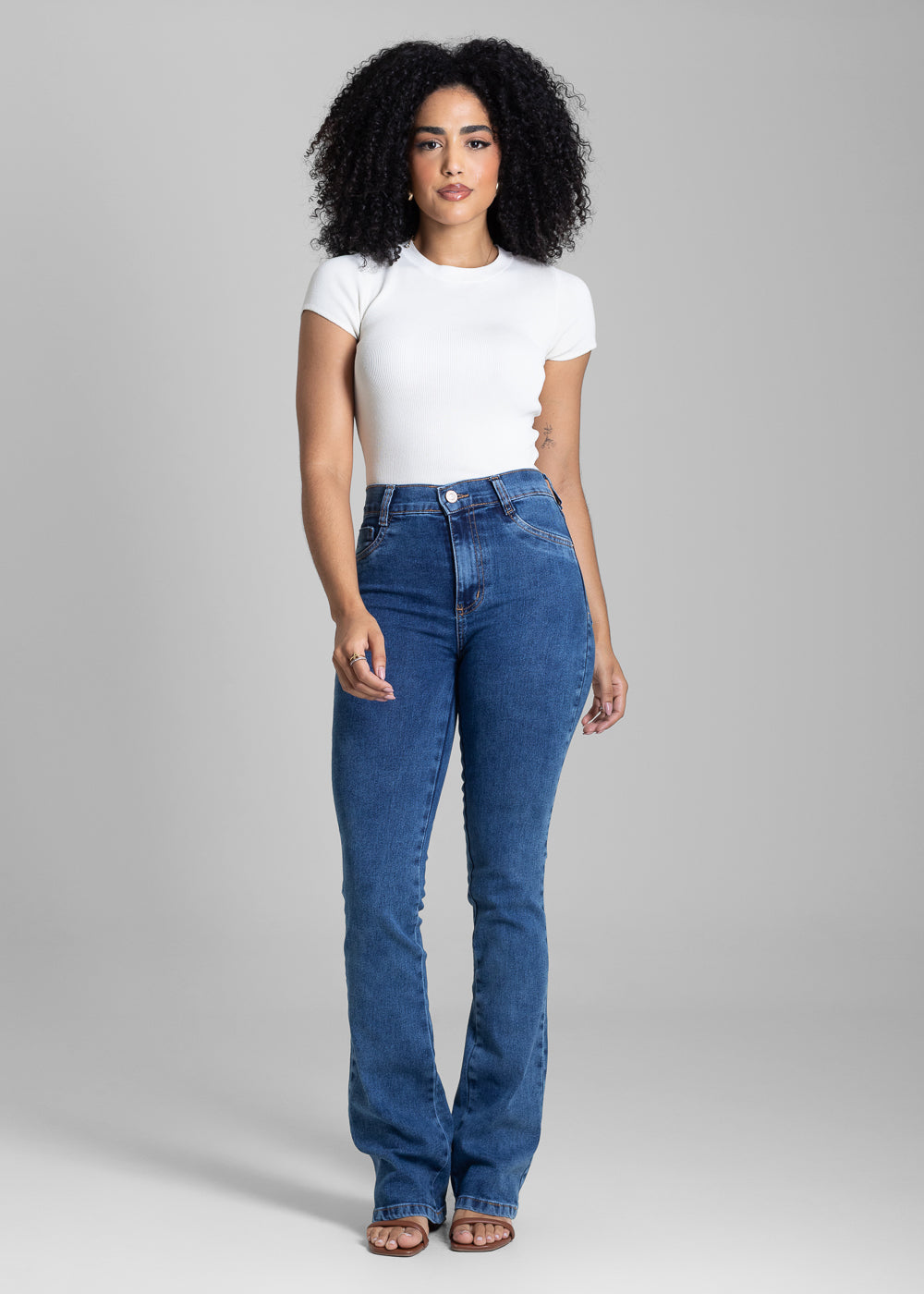 Calça Jeans Sawary Boot Cut - 282648 AZUL