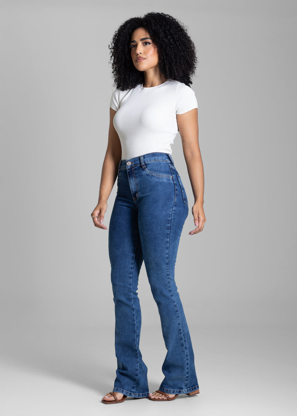 Calça Jeans Sawary Boot Cut - 282648 AZUL