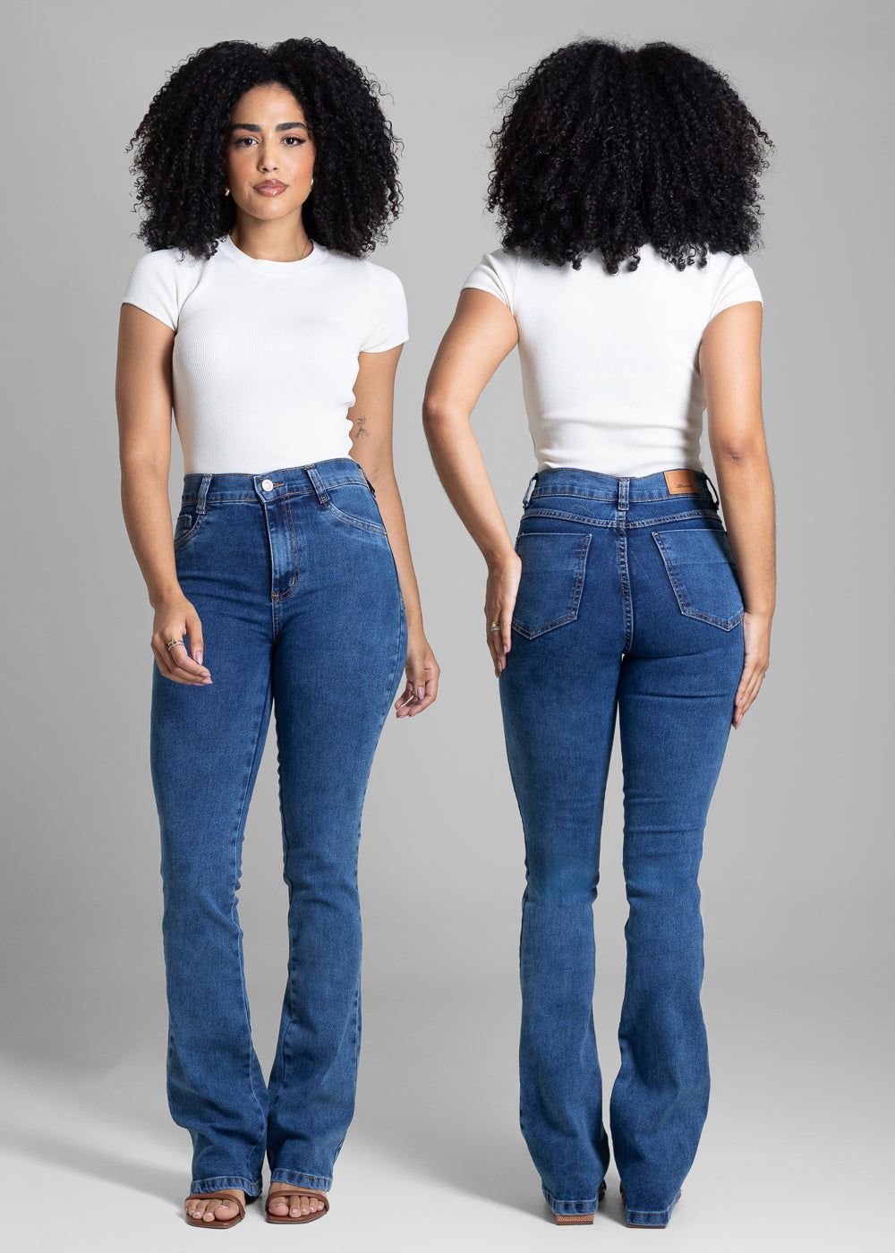 Calça Jeans Sawary Boot Cut - 282648 AZUL