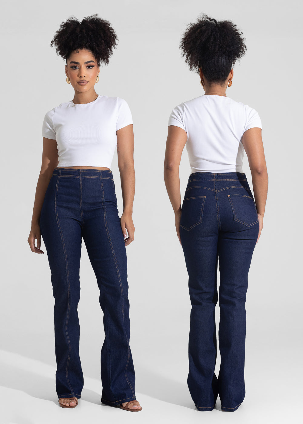 Calça Jeans Sawary Boot Cut - 282651 AZUL