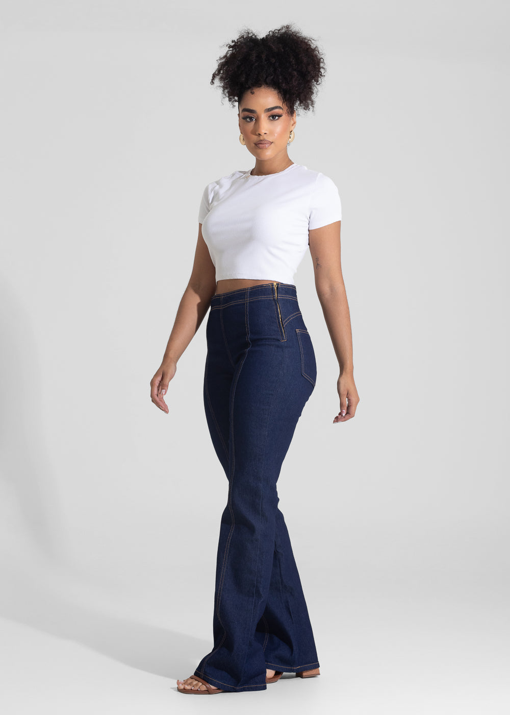 Calça Jeans Sawary Boot Cut - 282651 AZUL