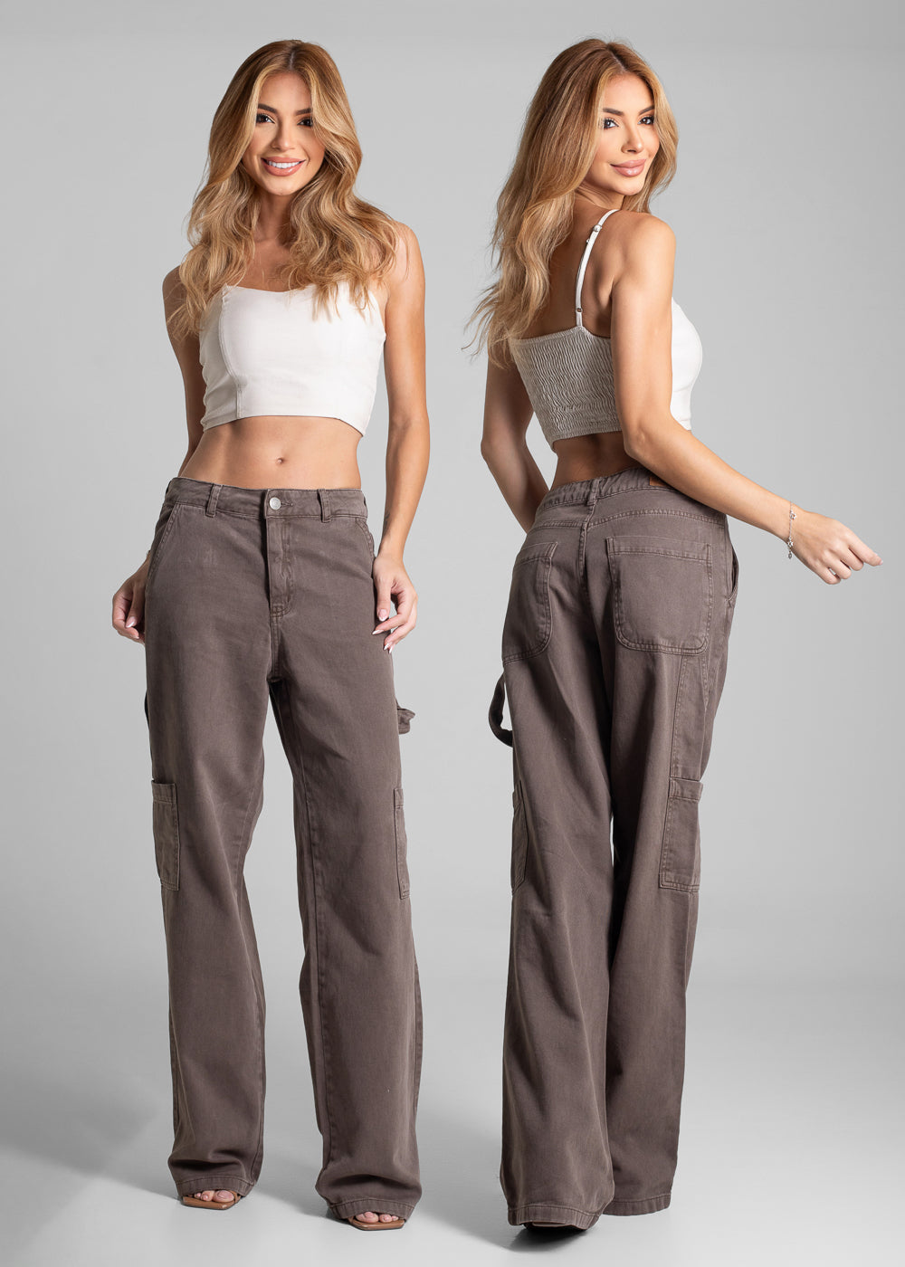 Calça Sarja Sawary Reta - 282663 MARROM