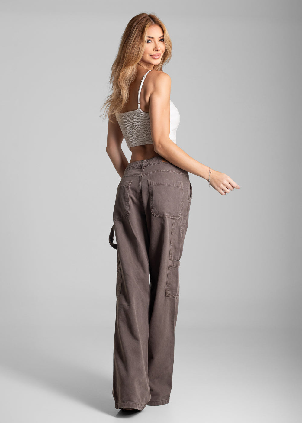 Calça Sarja Sawary Reta - 282663 MARROM