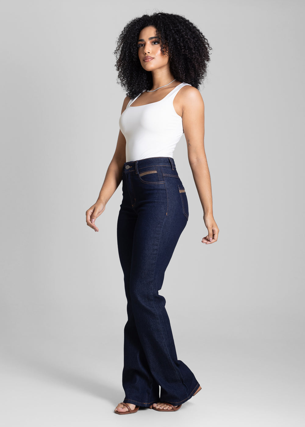 Calça Jeans Sawary Boot Cut - 282664 AZUL