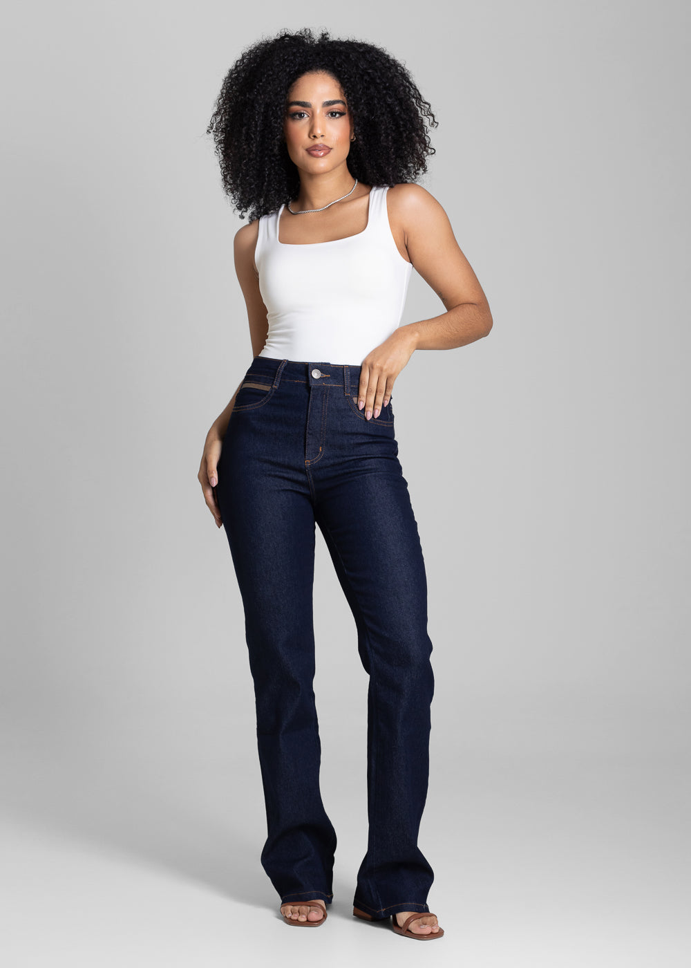Calça Jeans Sawary Boot Cut - 282664 AZUL