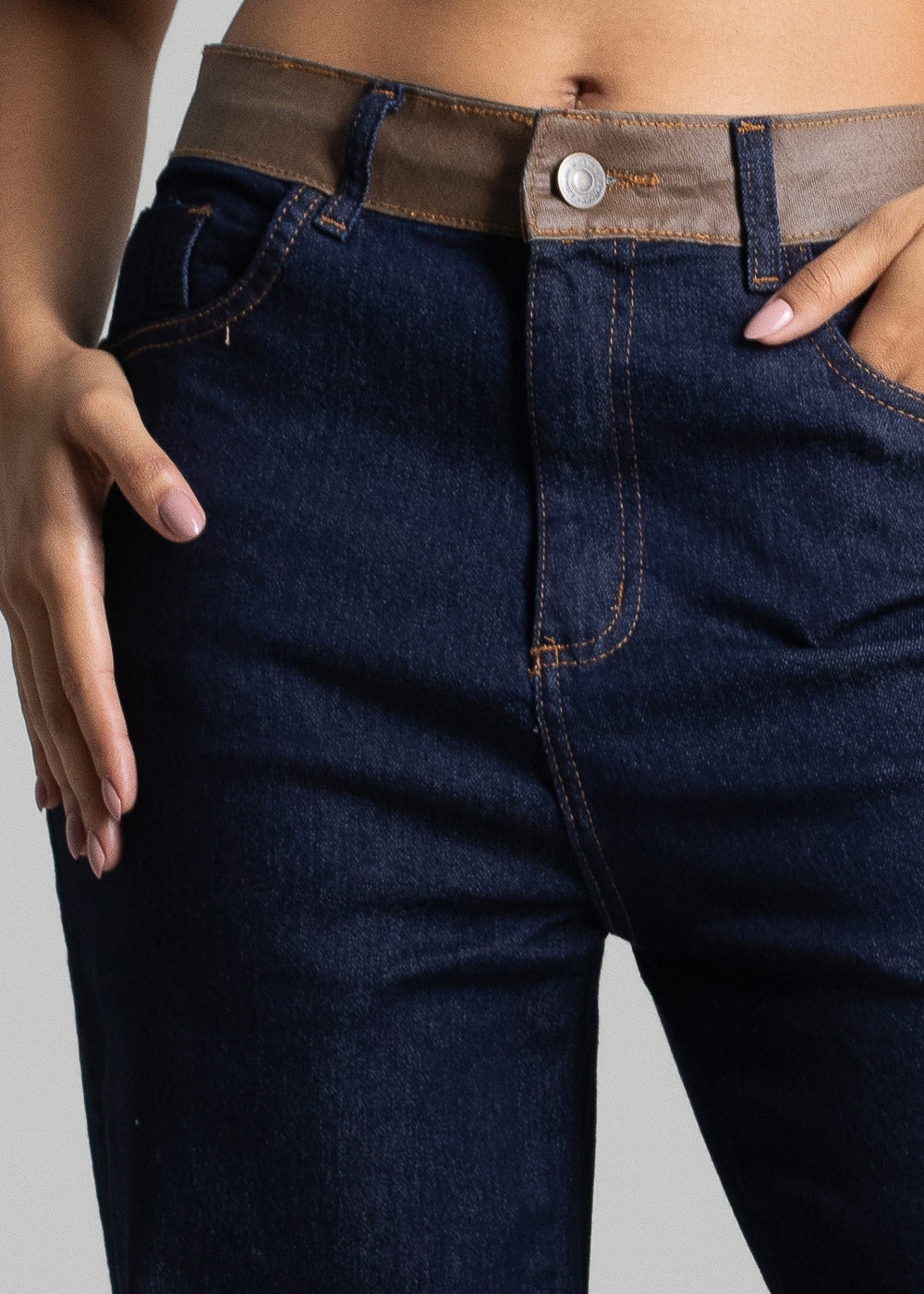 Calça Jeans Sawary Wide Leg Petit - 282668 AZUL