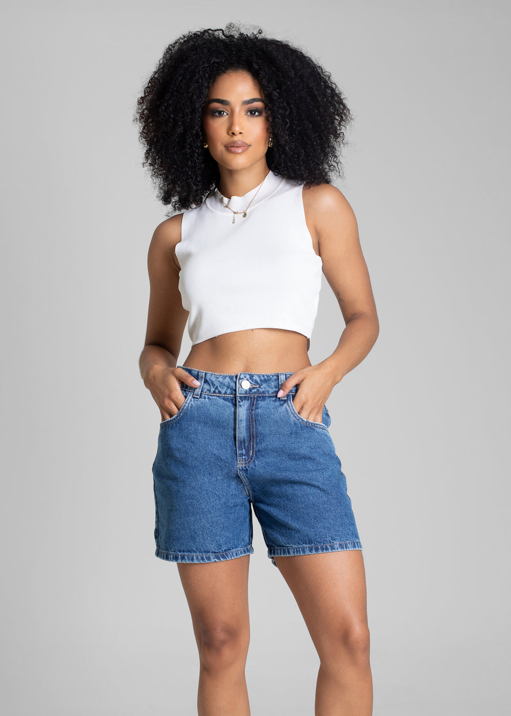 Shorts Jeans Sawary - 282677 AZUL