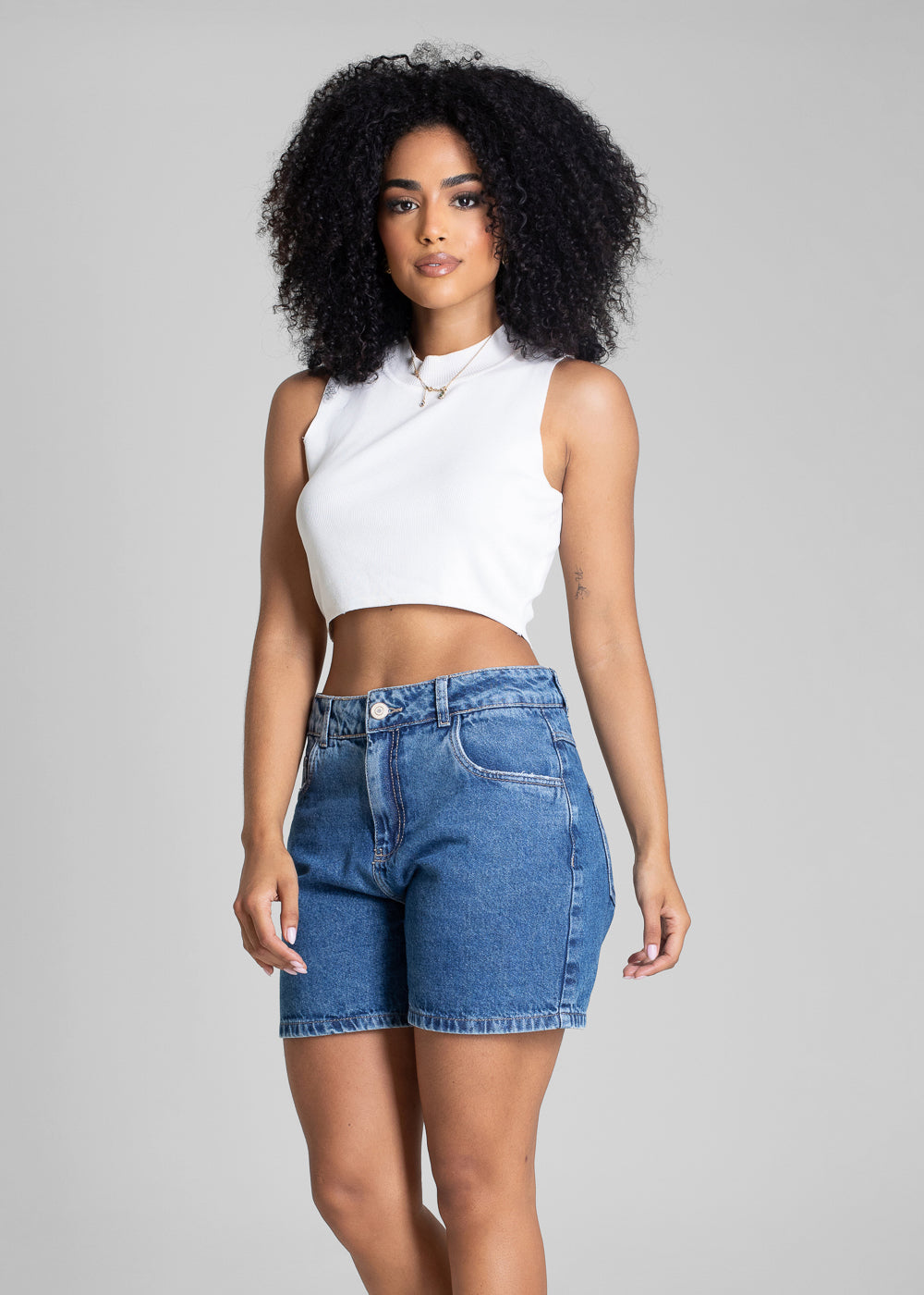 Shorts Jeans Sawary - 282677 AZUL