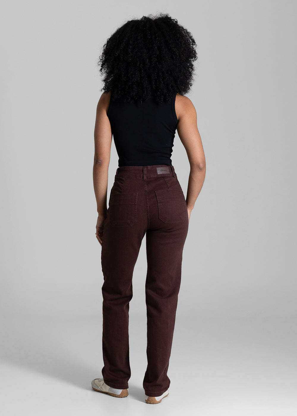 Calça Sarja Sawary Reta Petit - 282683 MARROM