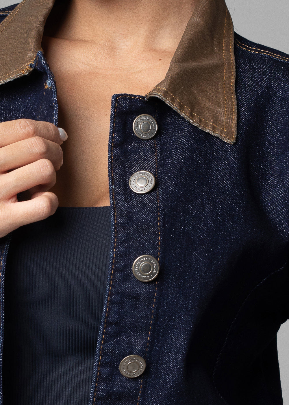 Jaqueta Jeans Sawary - 282684 AZUL